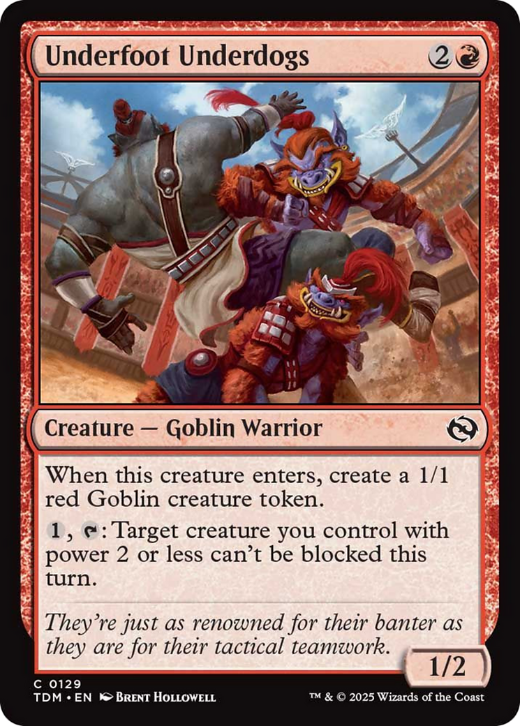 Underfoot Underdogs [Tarkir: Dragonstorm] | Clutch Gaming