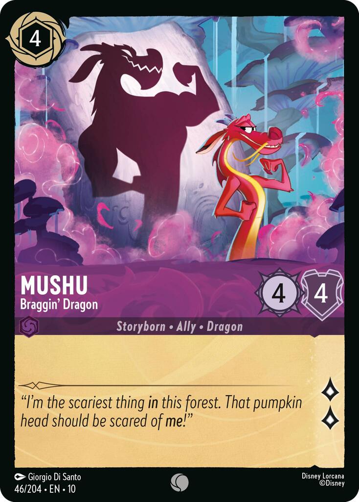 Mushu - Braggin' Dragon (46/204) [Whispers in the Well] | Clutch Gaming
