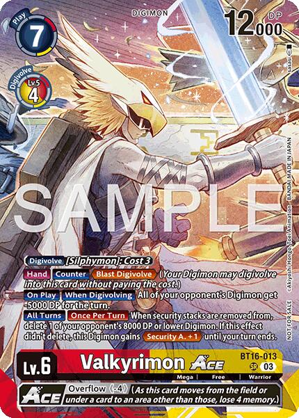 Valkyrimon ACE (Participation) [Hackers' Slumber Release Event Cards] | Clutch Gaming