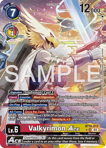 Valkyrimon ACE (Winner) [Hackers' Slumber Release Event Cards] | Clutch Gaming