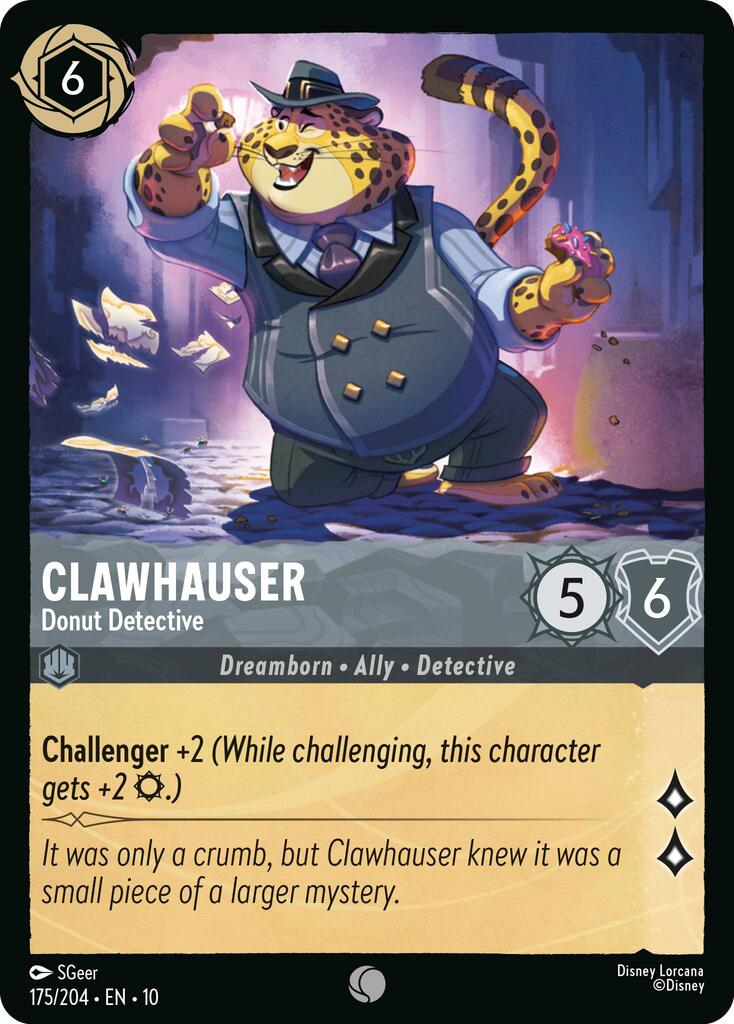 Clawhauser - Donut Detective (175/204) [Whispers in the Well] | Clutch Gaming