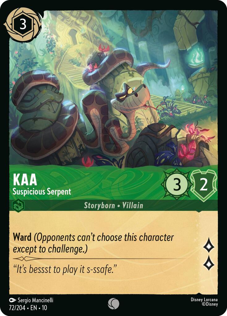 Kaa - Suspicious Serpent (72/204) [Whispers in the Well] | Clutch Gaming