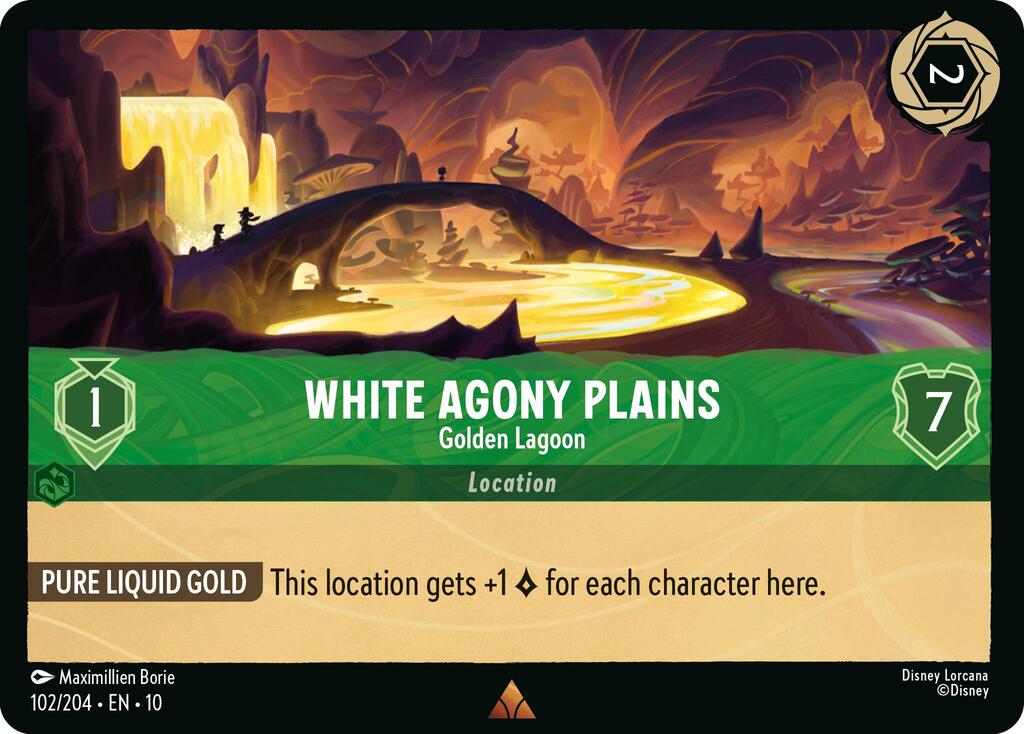 White Agony Plains - Golden Lagoon (102/204) [Whispers in the Well] | Clutch Gaming