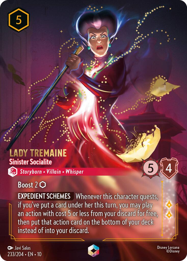 Lady Tremaine - Sinister Socialite (Enchanted) (233/204) [Whispers in the Well] | Clutch Gaming