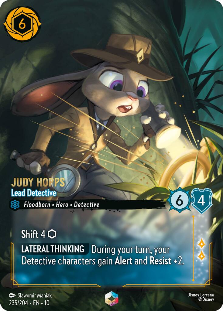 Judy Hopps - Lead Detective (Enchanted) (235/204) [Whispers in the Well] | Clutch Gaming