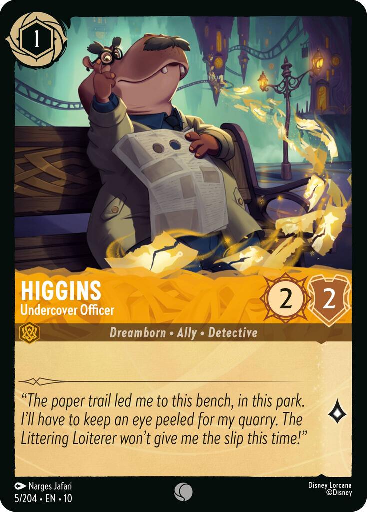 Higgins - Undercover Officer (5/204) [Whispers in the Well] | Clutch Gaming