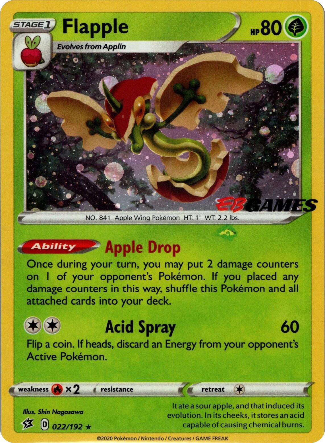 Flapple (022/192) (EB Games Exclusive APAC) [Miscellaneous Cards] | Clutch Gaming