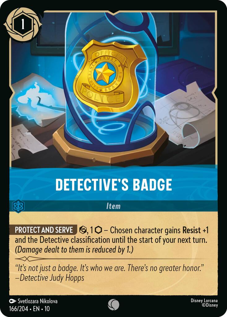 Detective's Badge (166/204) [Whispers in the Well] | Clutch Gaming