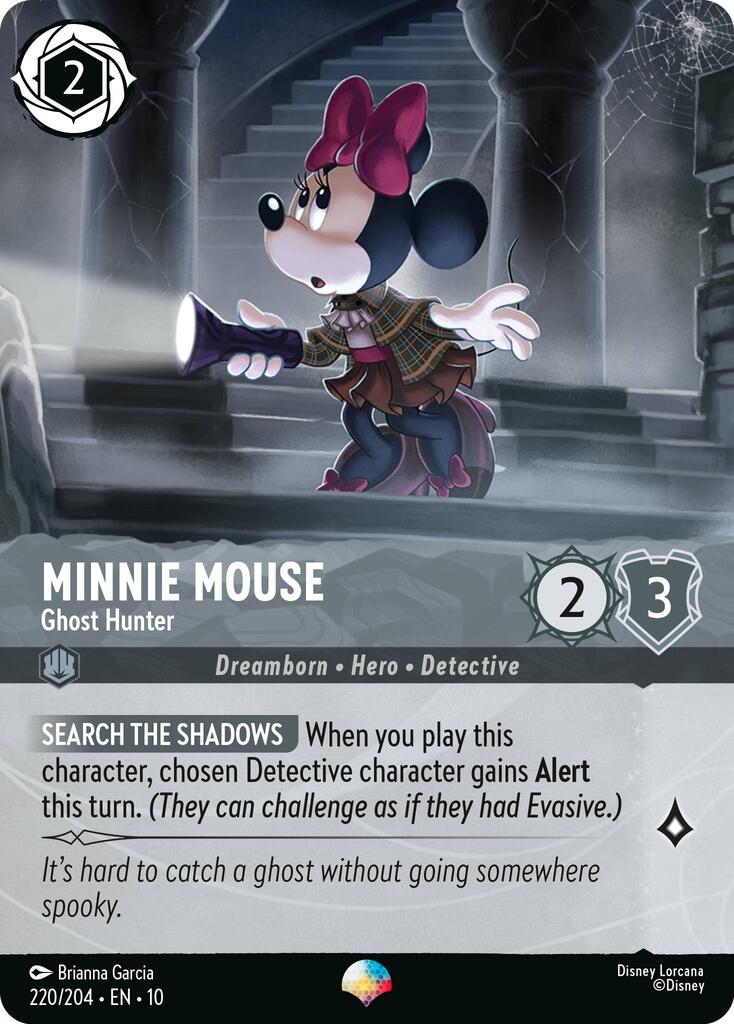 Minnie Mouse - Ghost Hunter (Epic) (220/204) [Whispers in the Well] | Clutch Gaming