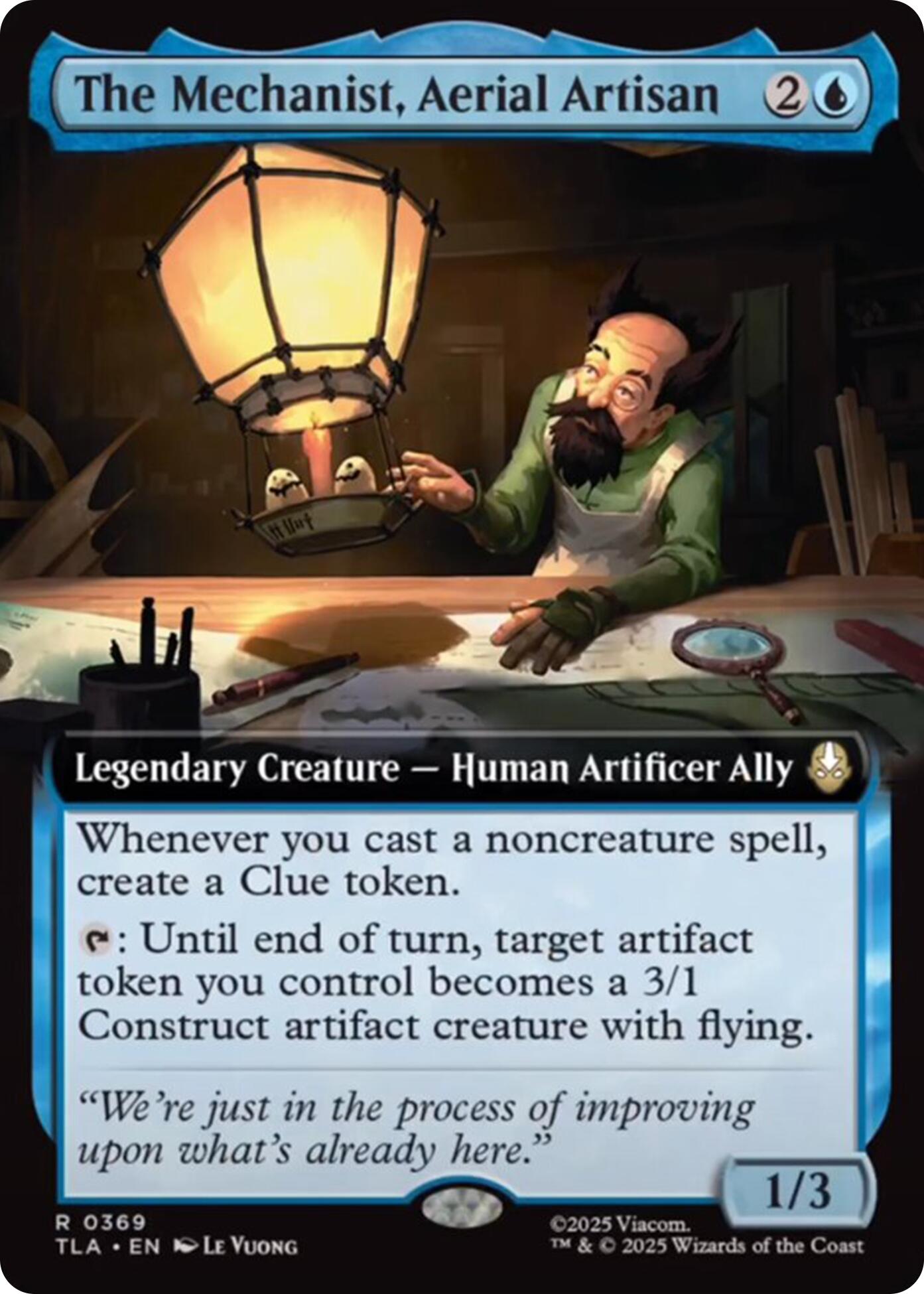 The Mechanist, Aerial Artisan (Extended Art) [Avatar: The Last Airbender] | Clutch Gaming
