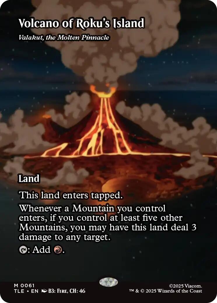 Volcano of Roku's Island - Valakut, the Molten Pinnacle [Avatar: The Last Airbender: Eternal-Legal] | Clutch Gaming