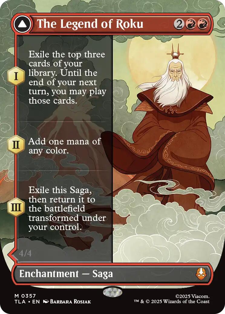 The Legend of Roku (Borderless) [Avatar: The Last Airbender] | Clutch Gaming