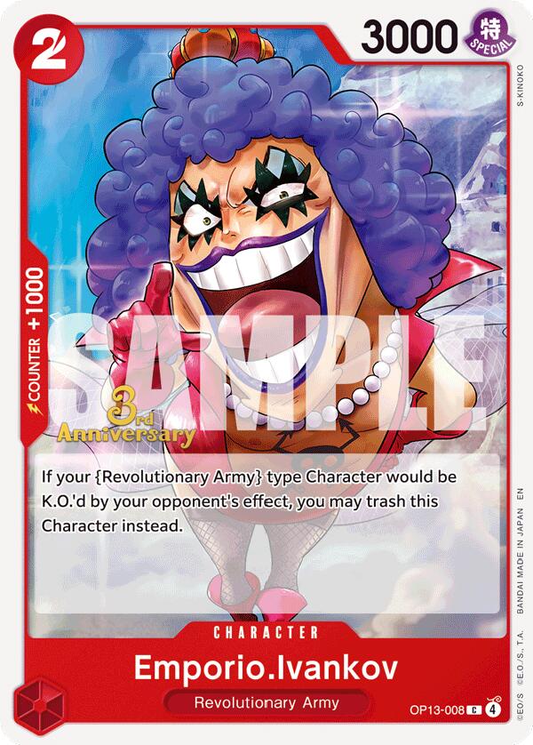 Emporio.Ivankov [Carrying On His Will: 3rd Anniversary Tournament Cards] | Clutch Gaming
