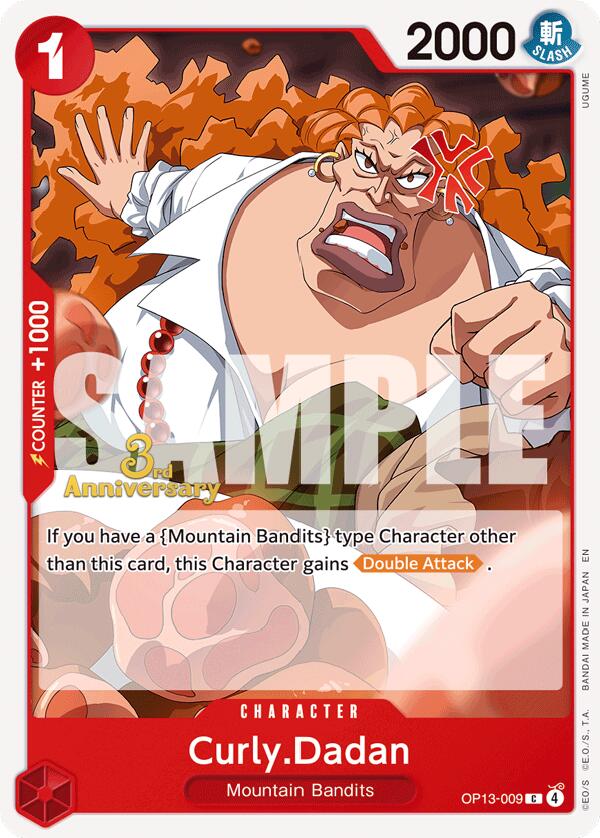 Curly.Dadan [Carrying On His Will: 3rd Anniversary Tournament Cards] | Clutch Gaming