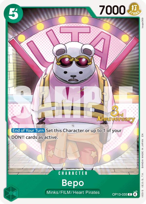 Bepo [Carrying On His Will: 3rd Anniversary Tournament Cards] | Clutch Gaming