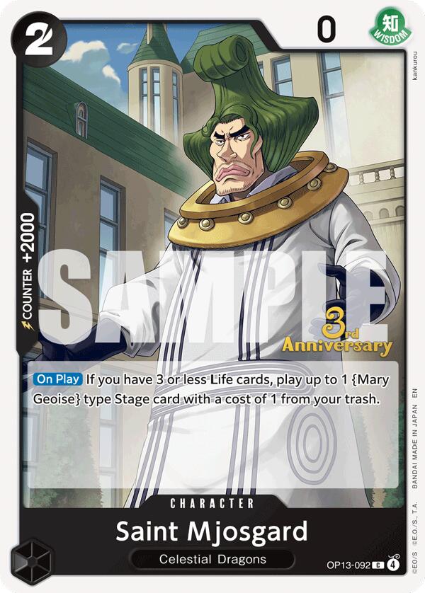 Saint Mjosgard [Carrying On His Will: 3rd Anniversary Tournament Cards] | Clutch Gaming