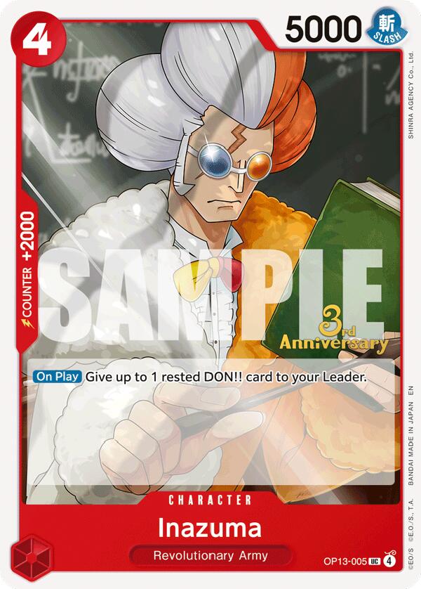 Inazuma [Carrying On His Will: 3rd Anniversary Tournament Cards] | Clutch Gaming