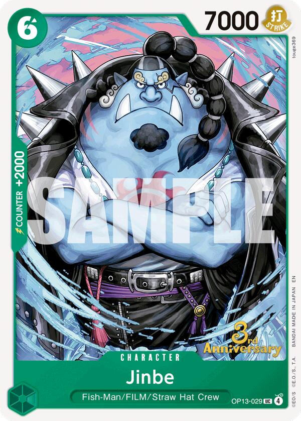 Jinbe [Carrying On His Will: 3rd Anniversary Tournament Cards] | Clutch Gaming