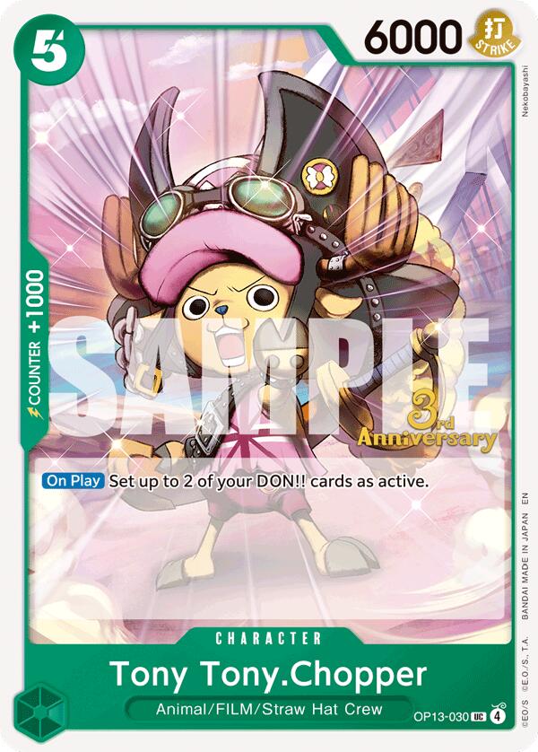 Tony Tony.Chopper [Carrying On His Will: 3rd Anniversary Tournament Cards] | Clutch Gaming