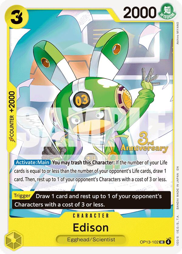 Edison [Carrying On His Will: 3rd Anniversary Tournament Cards] | Clutch Gaming