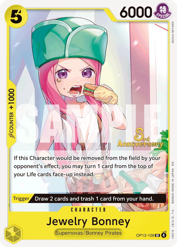 Jewelry Bonney [Carrying On His Will: 3rd Anniversary Tournament Cards] | Clutch Gaming