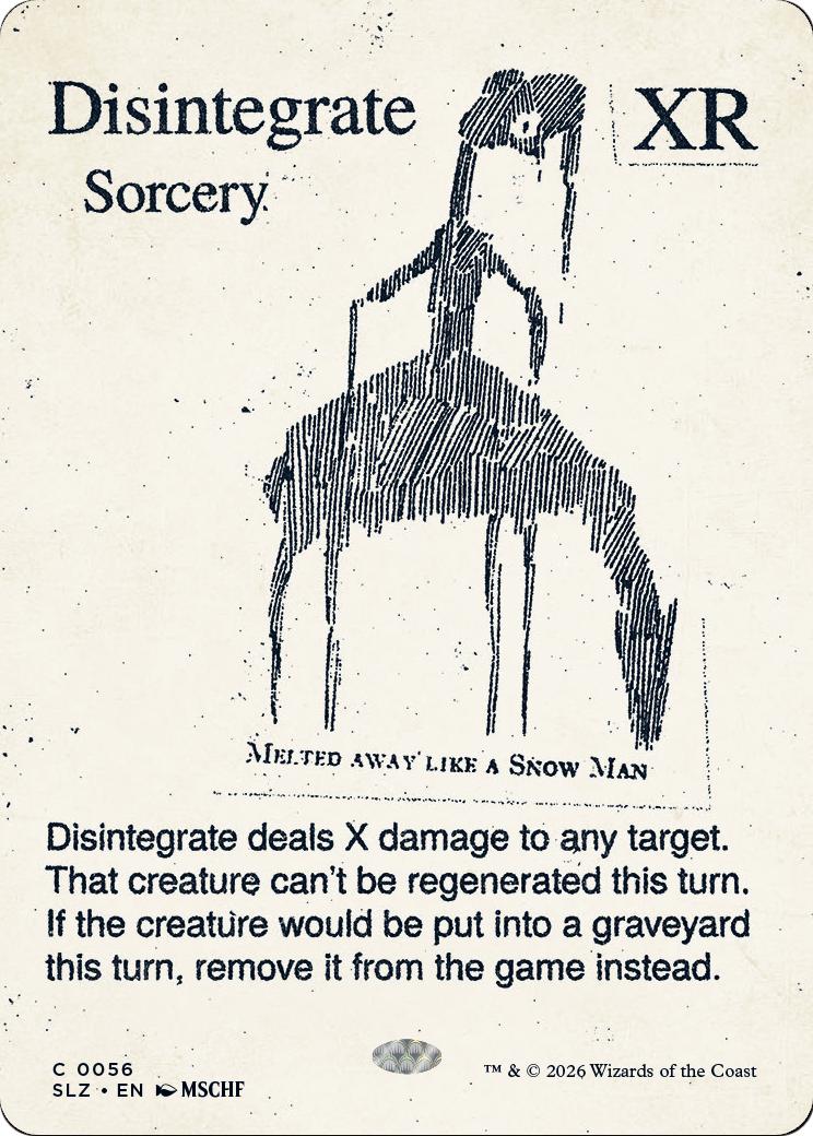 Disintegrate (0056) [Secret Lair x MSCHF: The Zeta Set] | Clutch Gaming