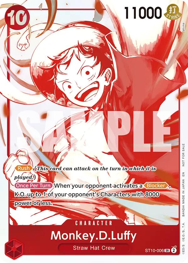 Monkey.D.Luffy (ST10-006) (3rd Anniversary Treasure Campaign Pack) [One Piece Promotion Cards] | Clutch Gaming
