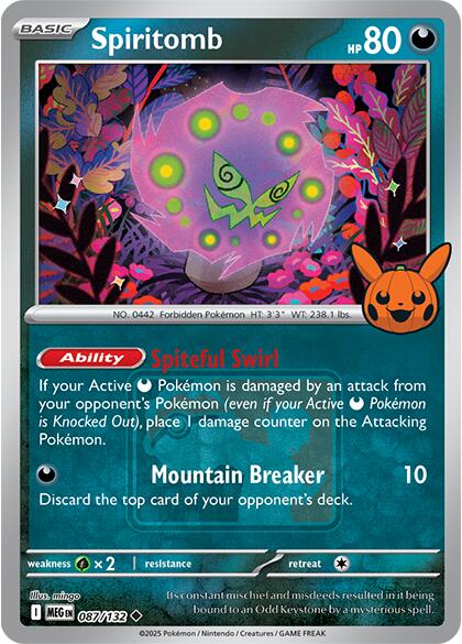 Spiritomb (087/132) (Pokeween 2025) [Miscellaneous Cards] | Clutch Gaming