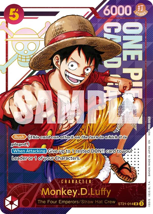 Monkey.D.Luffy (ST21-014) (3rd Anniversary Treasure Campaign Pack) [One Piece Promotion Cards] | Clutch Gaming