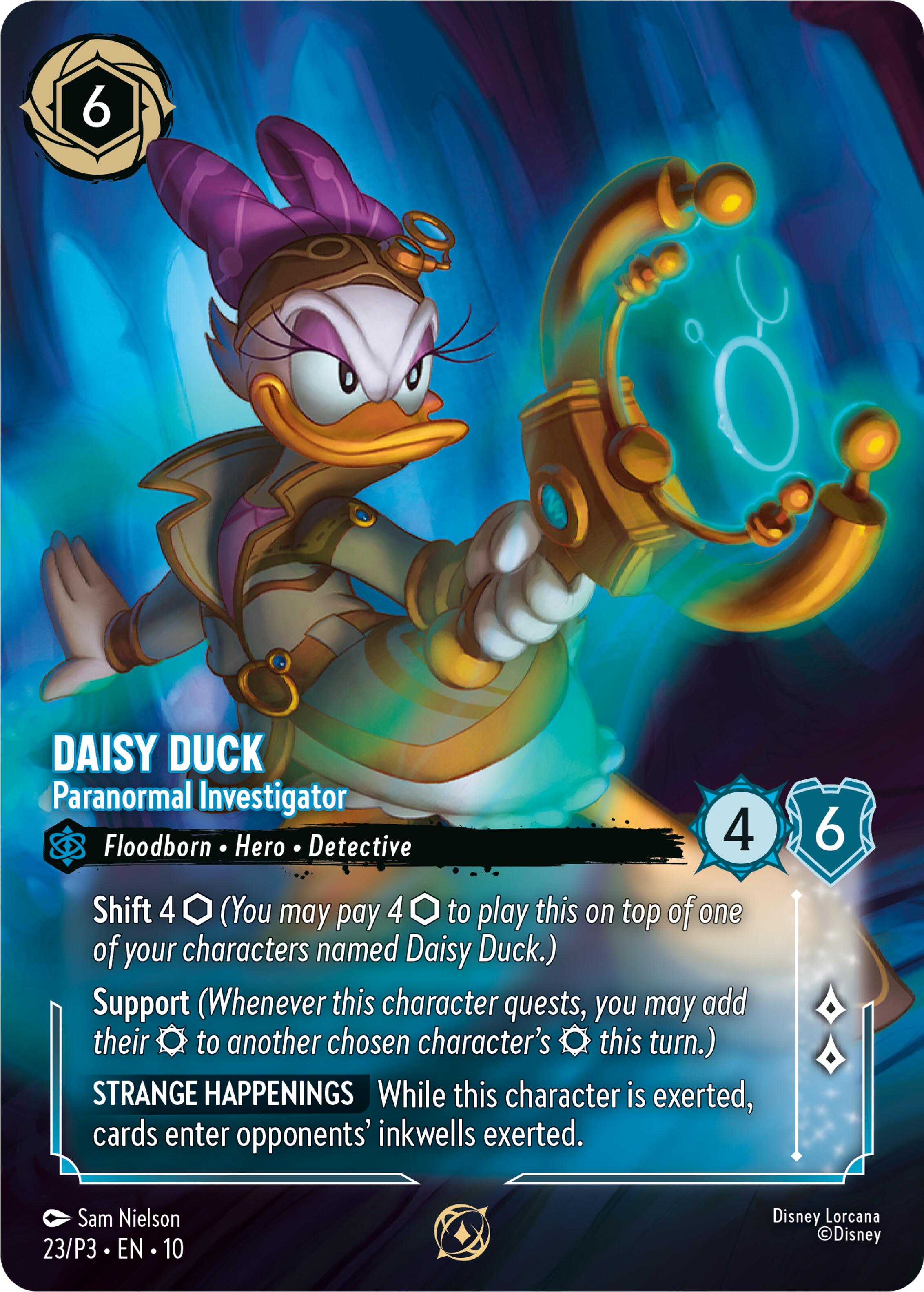 Daisy Duck - Paranormal Investigator (Store Championship Participant) (23) [Promo Cards] | Clutch Gaming