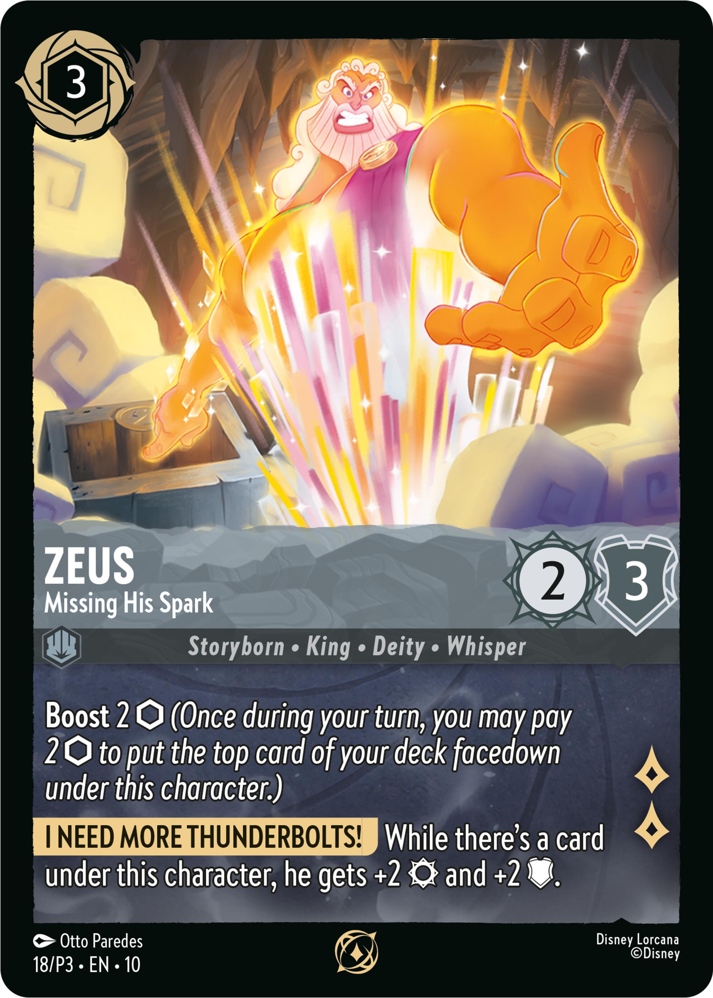 Zeus - Missing His Spark (18) [Promo Cards] | Clutch Gaming
