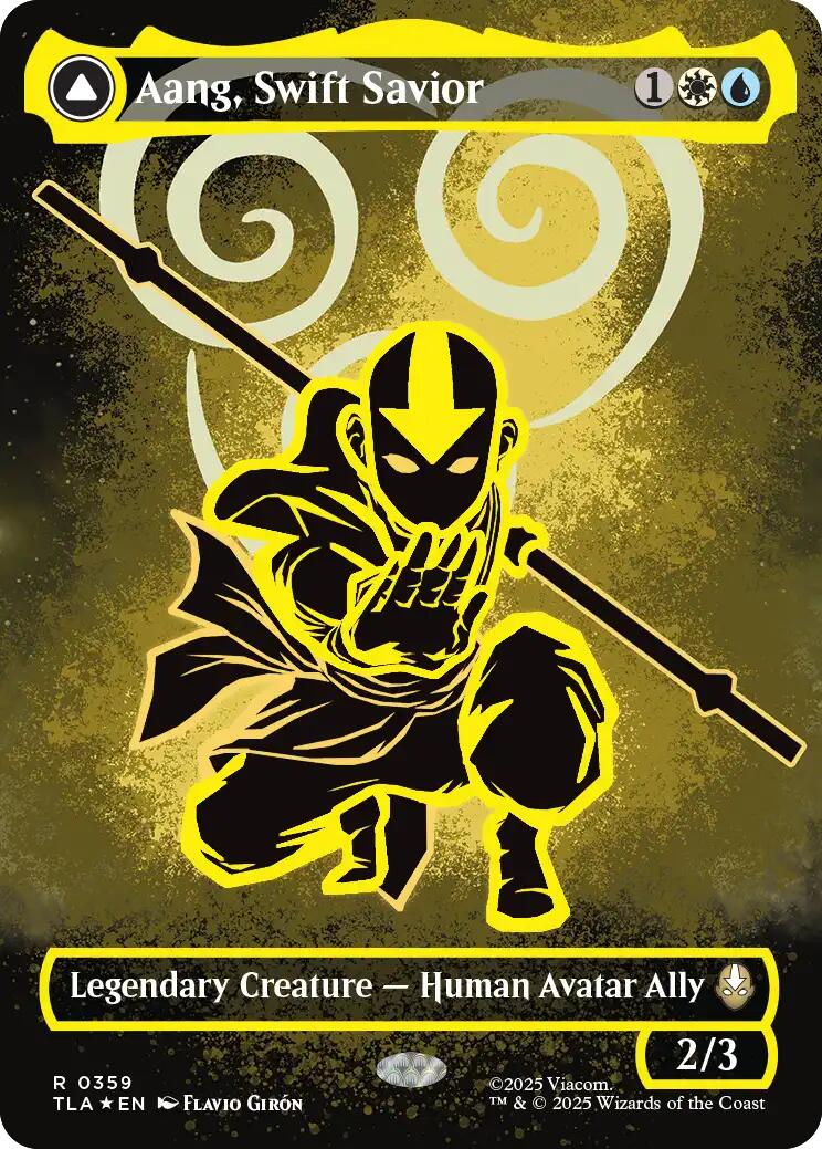 Aang, Swift Savior (359) (Borderless) [Avatar: The Last Airbender] | Clutch Gaming