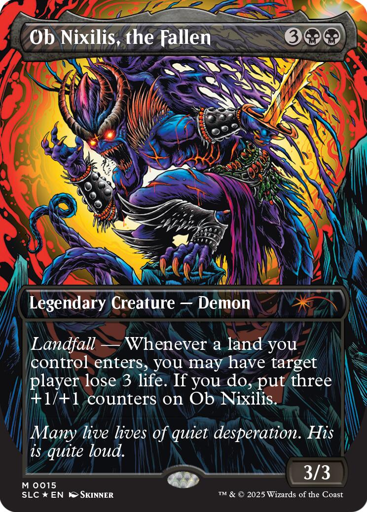 Ob Nixilis, the Fallen (Halo Foil) [Secret Lair Countdown Kit] | Clutch Gaming