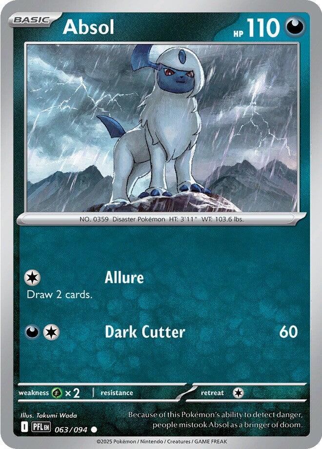 Absol (063/094) [Mega Evolution: Phantasmal Flames] | Clutch Gaming