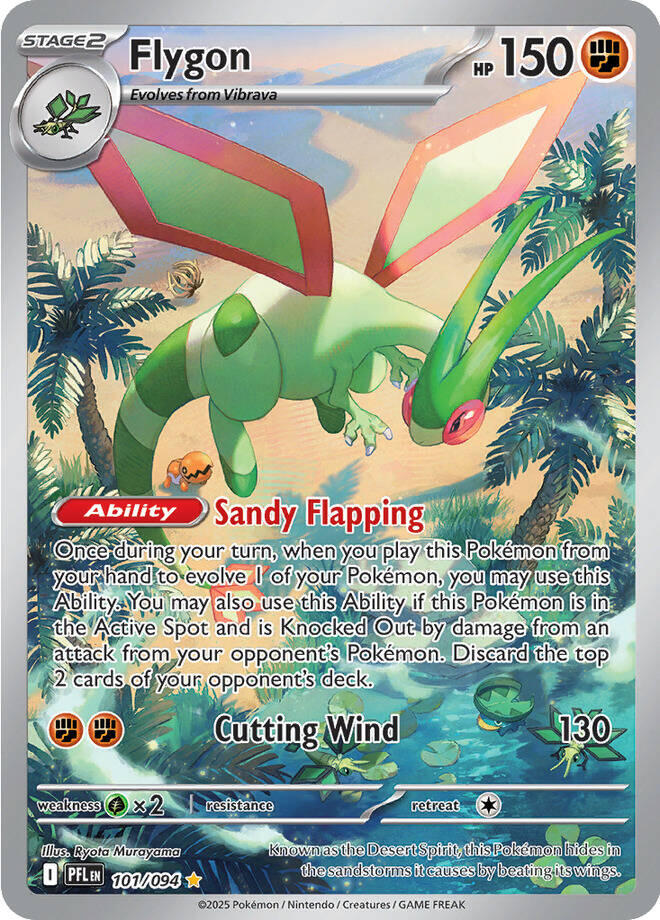 Flygon (101/094) [Mega Evolution: Phantasmal Flames] | Clutch Gaming