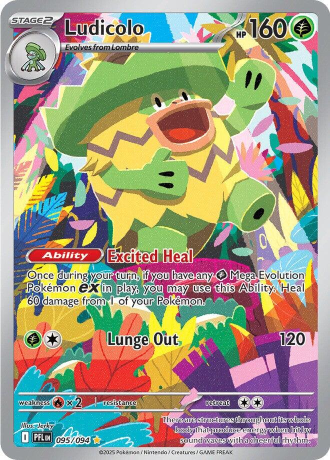 Ludicolo (095/094) [Mega Evolution: Phantasmal Flames] | Clutch Gaming