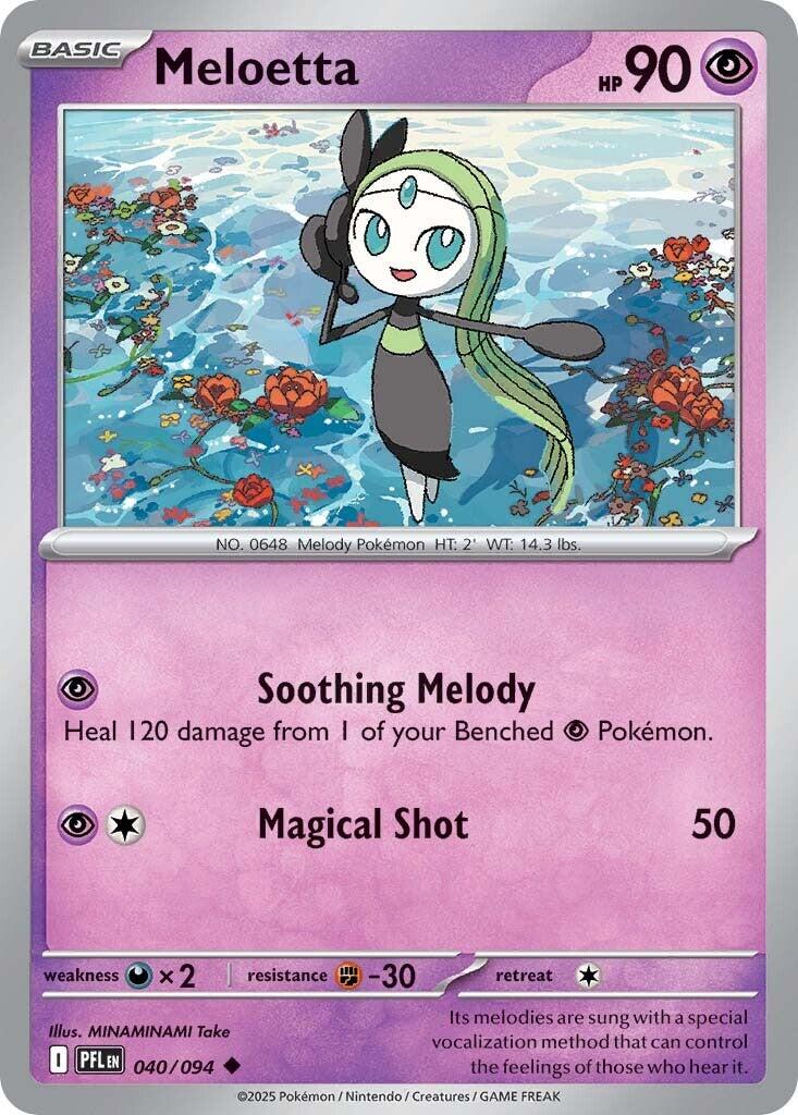 Meloetta (040/094) [Mega Evolution: Phantasmal Flames] | Clutch Gaming