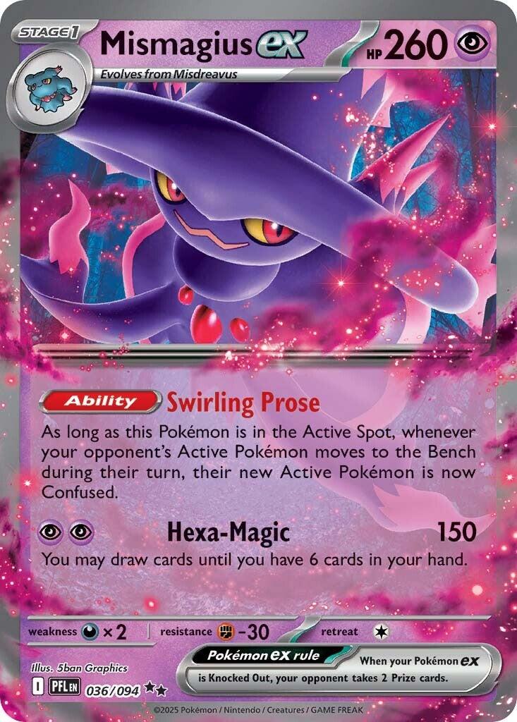 Mismagius ex (036/094) [Mega Evolution: Phantasmal Flames] | Clutch Gaming