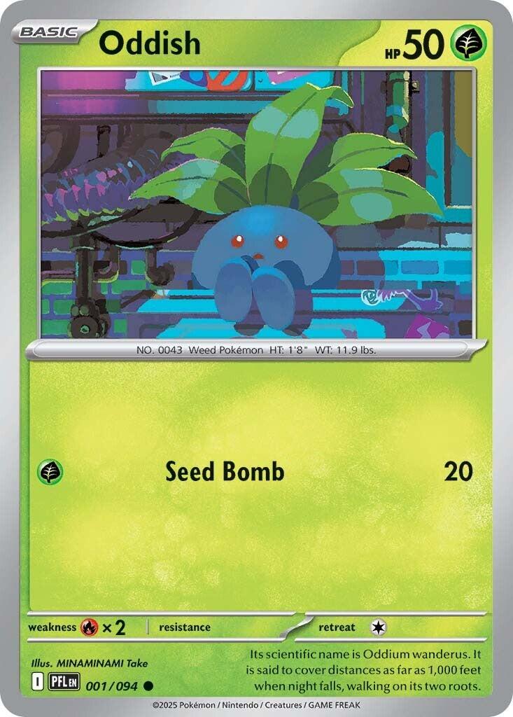 Oddish (001/094) [Mega Evolution: Phantasmal Flames] | Clutch Gaming