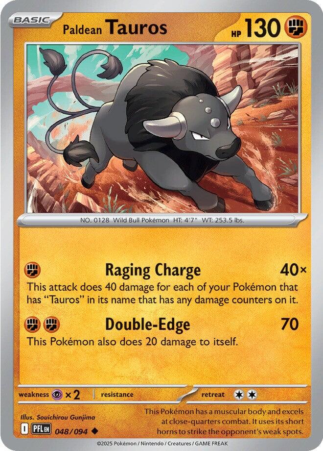 Paldean Tauros (048/094) [Mega Evolution: Phantasmal Flames] | Clutch Gaming