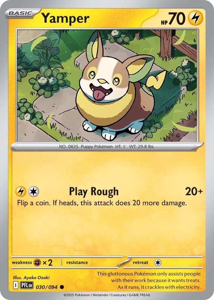 Yamper (030/094) [Mega Evolution: Phantasmal Flames] | Clutch Gaming