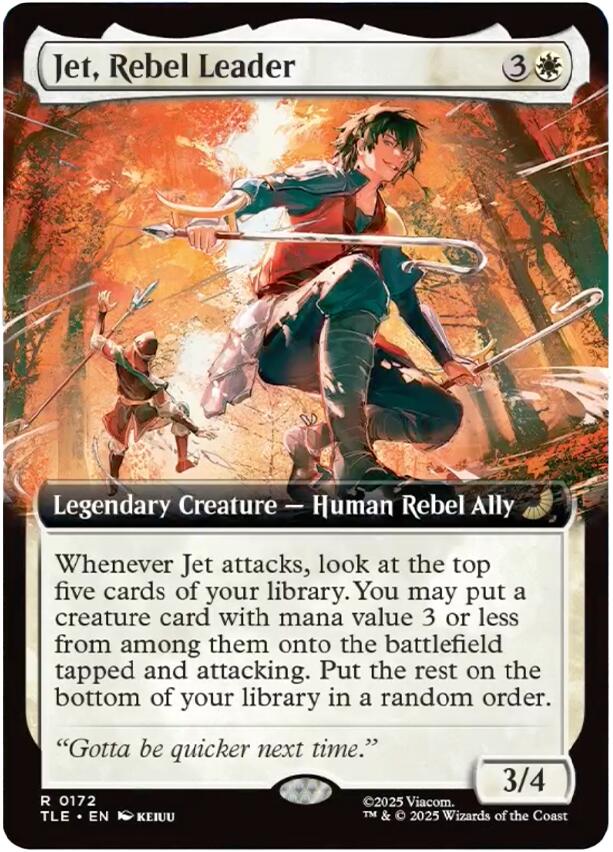 Jet, Rebel Leader (Extended Art) [Avatar: The Last Airbender: Eternal-Legal] | Clutch Gaming