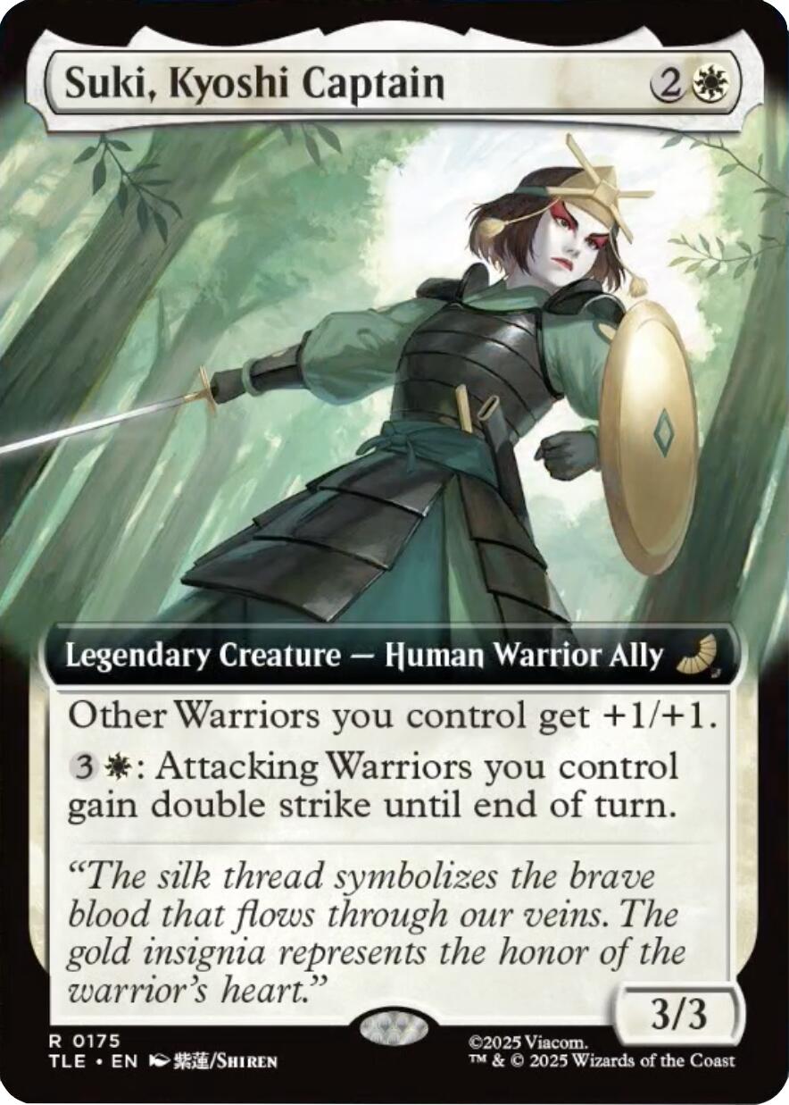 Suki, Kyoshi Captain (Extended Art) [Avatar: The Last Airbender: Eternal-Legal] | Clutch Gaming