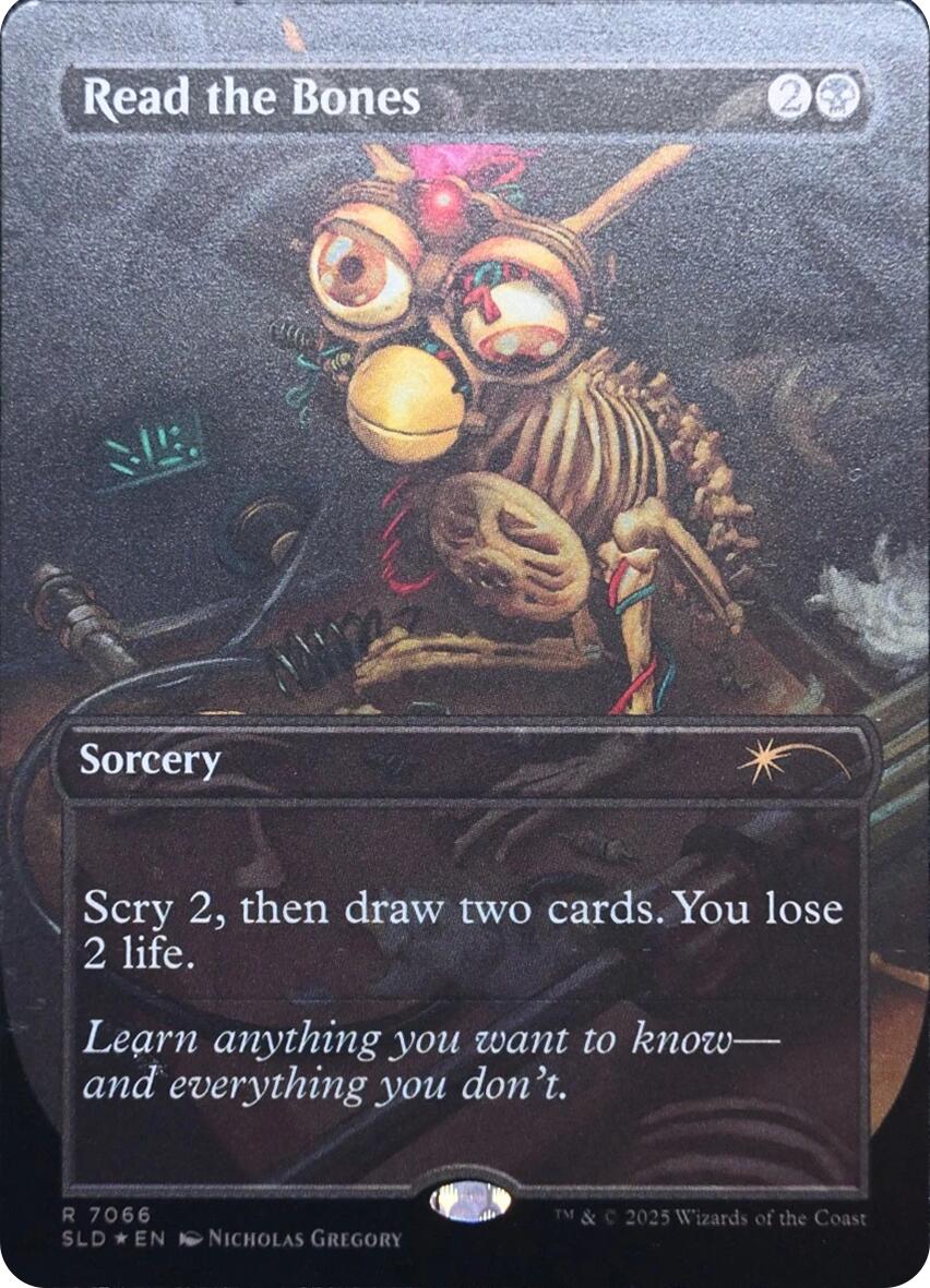 Read the Bones (Rainbow Foil) [Secret Lair Drop Series] | Clutch Gaming