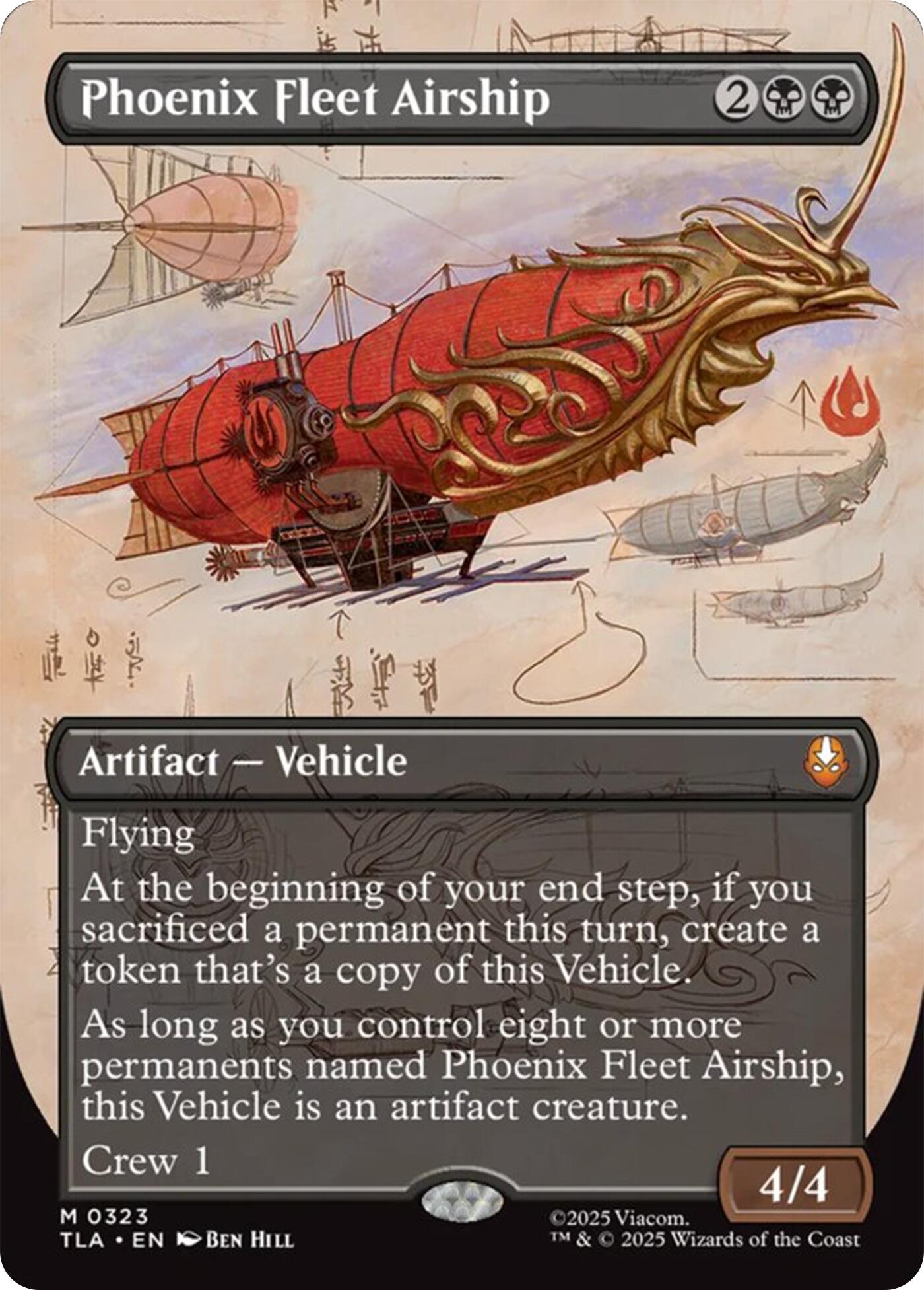 Phoenix Fleet Airship (Borderless) [Avatar: The Last Airbender] | Clutch Gaming