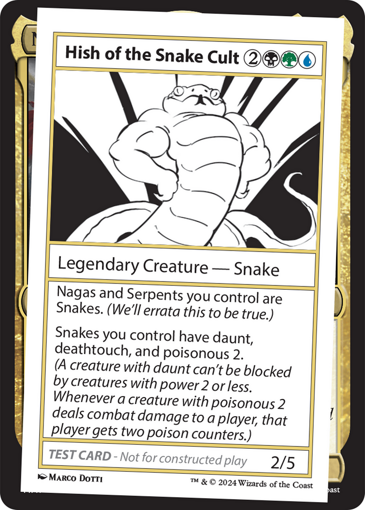 Hish of the Snake Cult [Mystery Booster 2 Playtest Cards] | Clutch Gaming