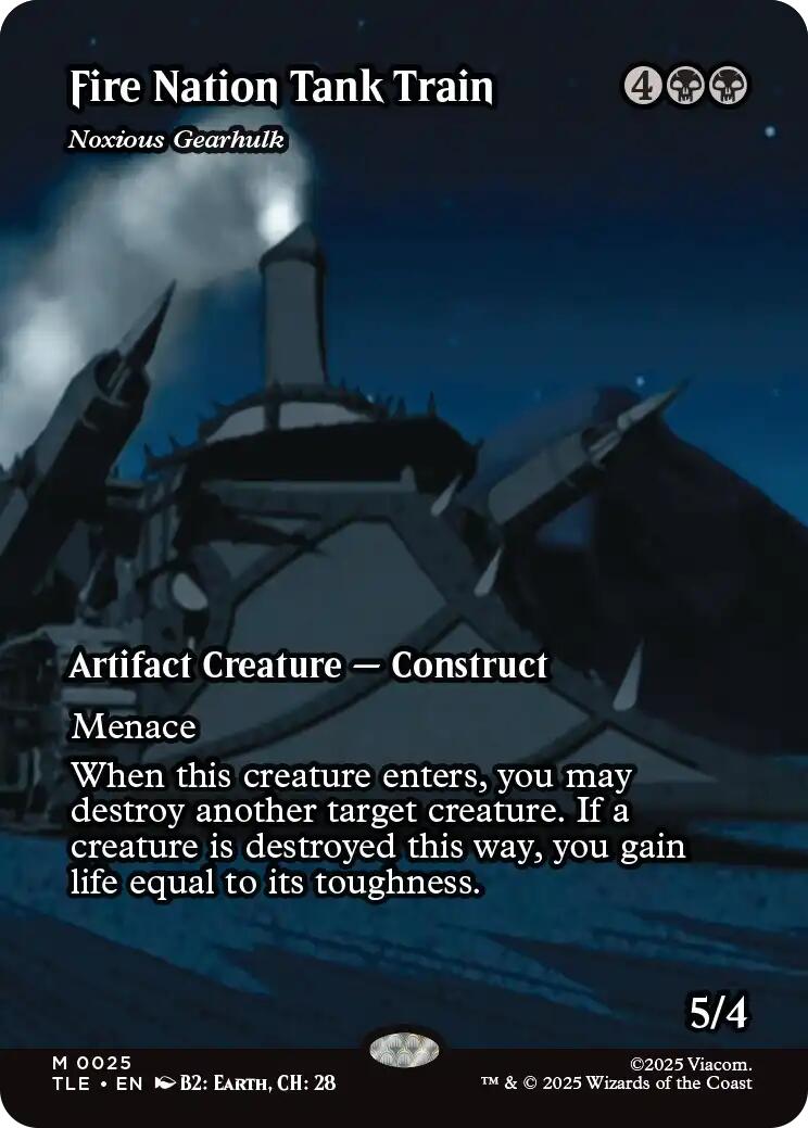 Fire Nation Tank Train - Noxious Gearhulk (Borderless) [Avatar: The Last Airbender: Eternal-Legal] | Clutch Gaming