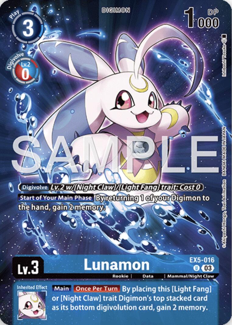 Lunamon [EX5-016] (Digimon Story: Time Stranger Collector's Edition) [Animal Colosseum] | Clutch Gaming