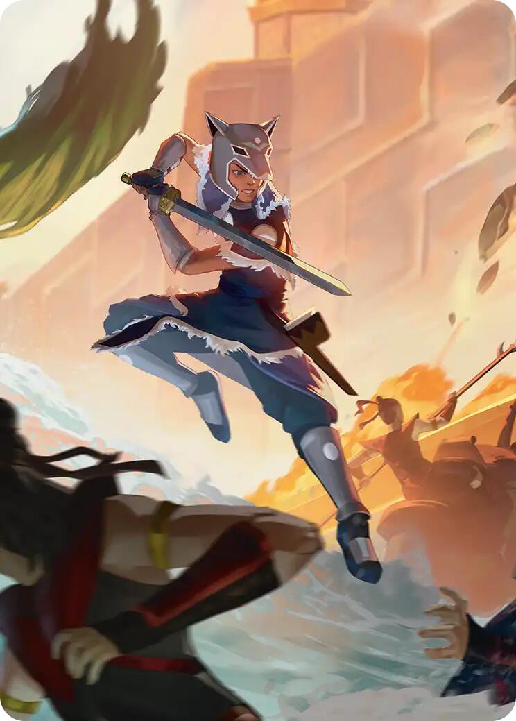 Sokka's Charge Art Card [Avatar: The Last Airbender Art Series] | Clutch Gaming