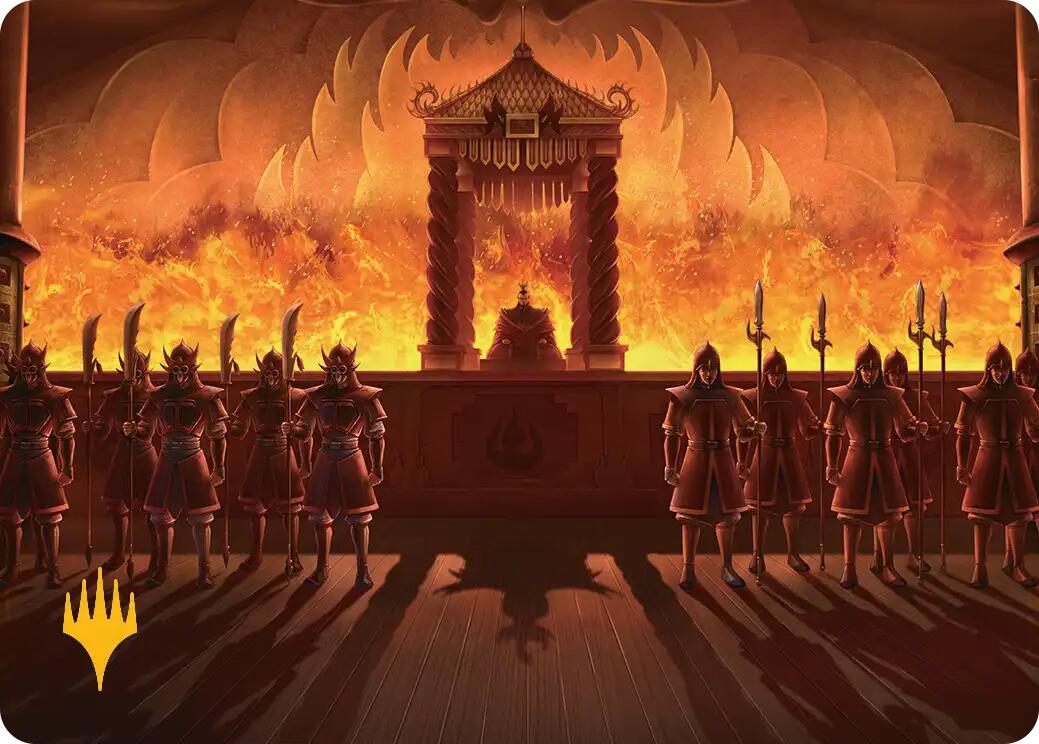 Fire Lord Ozai Art Card (Gold-Stamped Planeswalker Symbol) [Avatar: The Last Airbender Art Series] | Clutch Gaming